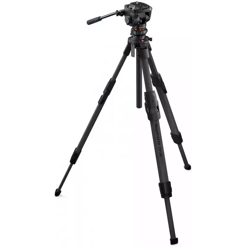 Manfrotto ONE anglies pluošto trikojis su 500X skysčių galvute (MKONEC-500X)