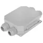 RAYTECH Ready-Box IP68 3 krypčių sujungimo dėžutė, 3 polių varžtiniai gnybtai, 2,5 mm², 450V, 24A, polipropilenas, juoda