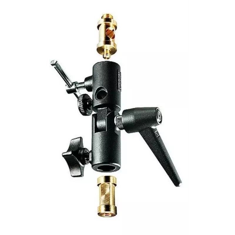 Manfrotto DIY03KIT kameros priedų tvirtinimo rinkinys su Super Clamp, kintamos trinties rankena ir Hot Shoe adapteriu
