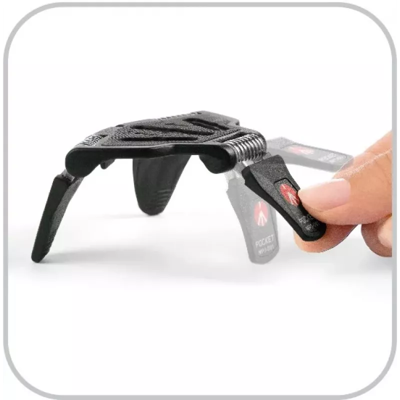 Manfrotto MP3-BK stalinis trikojis su integruota rutuline galvute, juodas