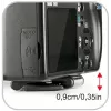 Manfrotto MP3-BK stalinis trikojis su integruota rutuline galvute, juodas
