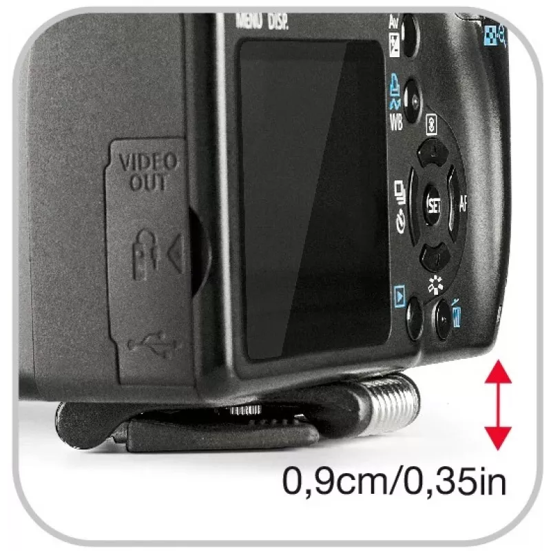 Manfrotto MP3-BK stalinis trikojis su integruota rutuline galvute, juodas