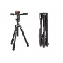 Manfrotto MKBFRLA-3W Befree 3-Way Live aliumininis trikojis su skysčio galvute, juodas