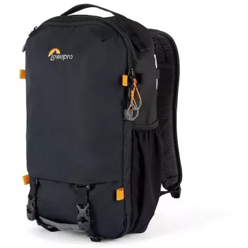 Lowepro Trekker LT BP 150 AW foto kuprinė, juoda, 20L, iš perdirbtų medžiagų, galinė prieiga, AW dangalas, skirtukai nešiojamam kompiuteriui ir planšetei, trikojo tvirtinimas