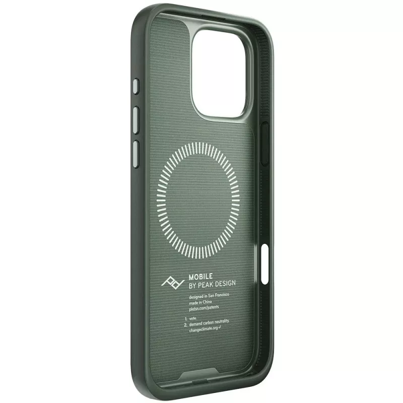Dėklas Peak Design Mobile Everyday Loop Case, skirtas Apple iPhone 16 Pro Max, Sage (M-LC-BV-SG-1)