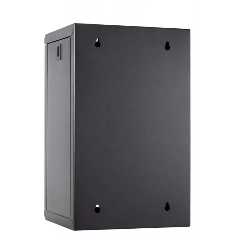DSIT DS10-3312 12U 10 colių sieninis serverių kabinetas su stiklo durimis, 312x310x618 mm, juodos spalvos