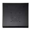 DSIT DS10-3312 12U 10 colių sieninis serverių kabinetas su stiklo durimis, 312x310x618 mm, juodos spalvos