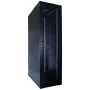 DSIT 42U 19 inch serverių spinta su perforuotomis durimis, 600x1200x2000 mm, juoda