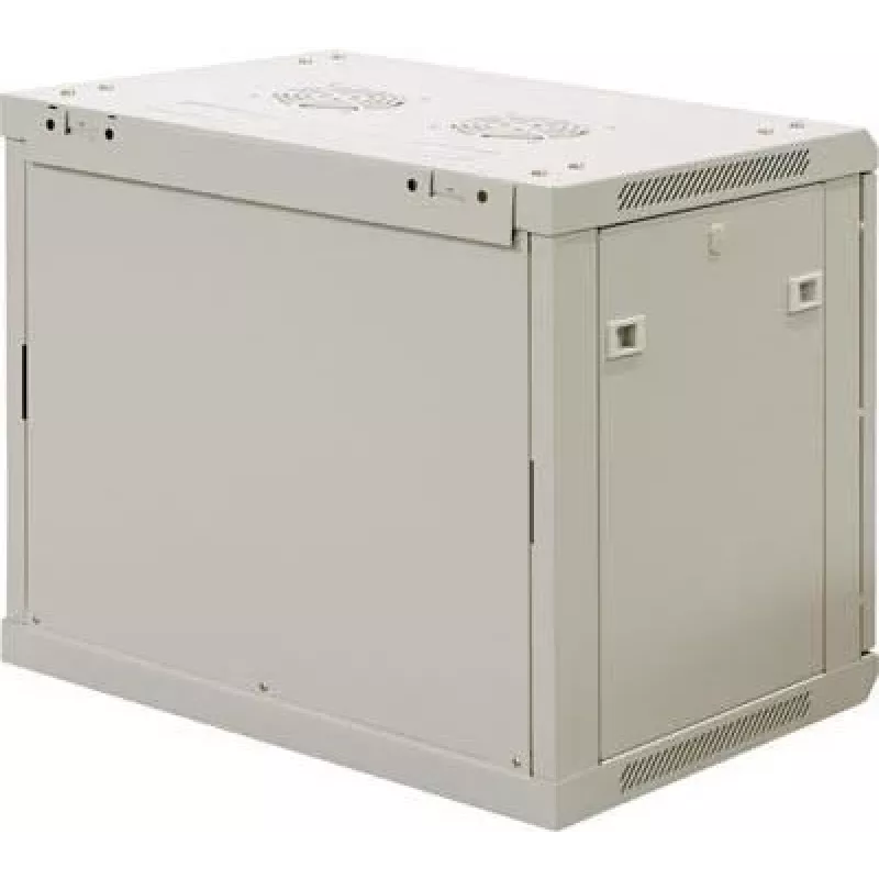 DSIT DS6406W 6U montuojama ant sienos serverio spinta su stiklo durimis, balta, 600 x 450 x 367 mm
