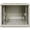 DSIT DS6406W 6U montuojama ant sienos serverio spinta su stiklo durimis, balta, 600 x 450 x 367 mm
