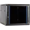 DSIT DS6609 9U sieninis serverio spintelis su stiklo durimis, 600x600x501 mm, juodas