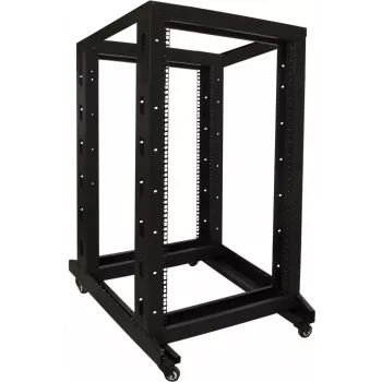 DSIT 22U 19 inch laisvai pastatoma serverių spinta su ratukais, 600x800x1200 mm, nesurinkta, juoda