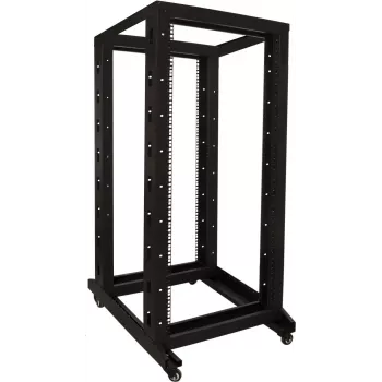 DSIT 27U 19 inch laisvai pastatoma serverių spinta su ratukais, 600x800x1400 mm, neišardyta, juoda (DS-RR6827)
