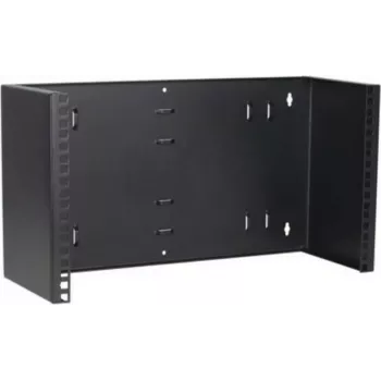 DSIT 6U 19 colių atviro rėmo sieninis stovas, fiksuotas, 180 mm gylio, juodas (DS-WMB6-S)