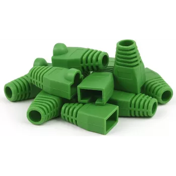 DSIT DANICOM RJ45 įtempimo mažinimo gaubtėlis žalias 10 vnt.