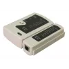 DSIT tinklo kabelių testeris RJ11 RJ12 RJ45 ISDN Cat5 Cat5e Cat6 Cat6a UTP STP su LED indikacija