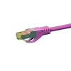 DSIT RJ45 tinklo kabelis S/FTP (PiMF) Cat.7, rožinis, 1m (DC-79-010)