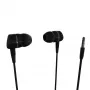 Vivanco VVEARSOLIDSOUNDK ausinės į ausis su mikrofonu, 3,5 mm lizdas, subalansuotas garsas su giliu bosu, juodos