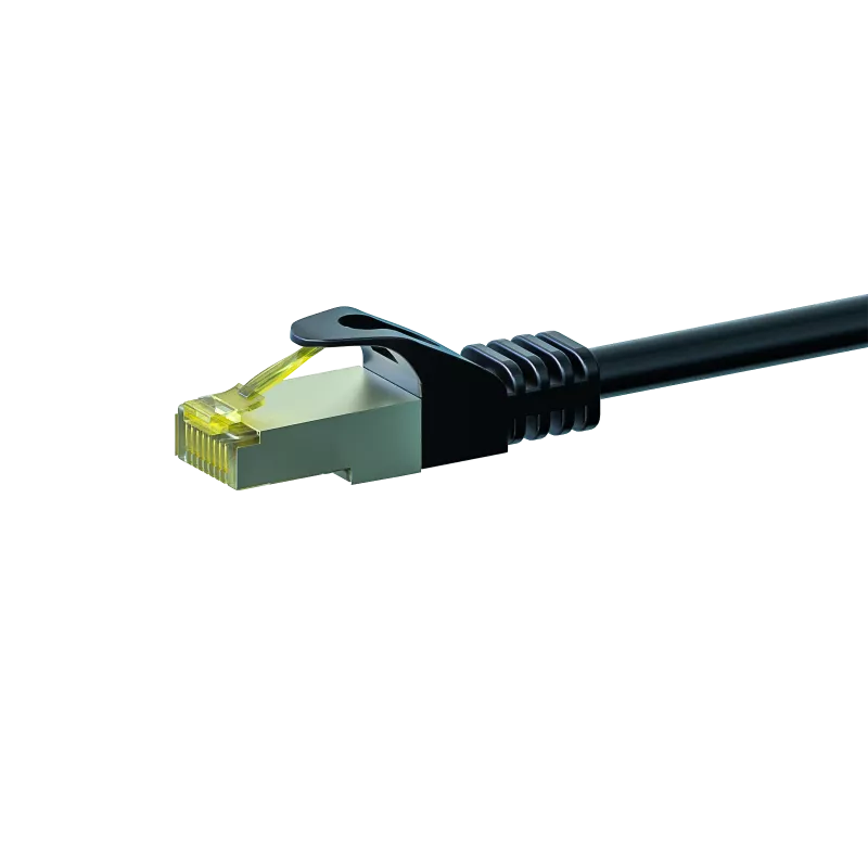 DSIT Cat.7 S/FTP PiMF RJ45 tinklo laidas, 3m, juodas
