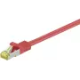 DSIT Cat.7 S/FTP PiMF tinklo kabelis RJ45 - 7,5 m raudonas