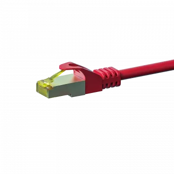 DSIT Cat.7 S/FTP PiMF tinklo kabelis RJ45 - 7,5 m raudonas