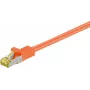 DSIT Cat.7 S/FTP (PiMF) RJ45 tinklo kabelis, oranžinis, 7,5 m
