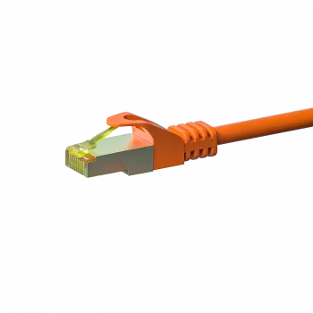 DSIT Cat.7 S/FTP (PiMF) RJ45 tinklo kabelis, oranžinis, 7,5 m