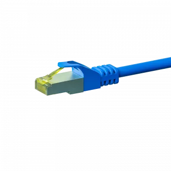 DSIT Cat.7 S/FTP PiMF tinklo laidų sujungimo kabelis, RJ45, 10 m, mėlynas