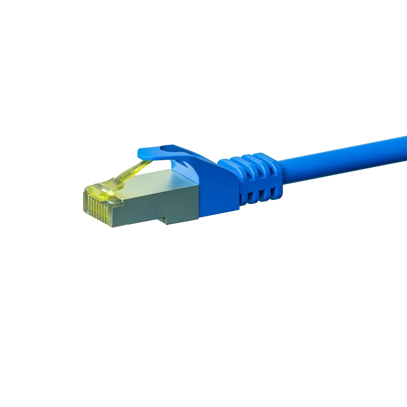 DSIT Cat.7 S/FTP PiMF tinklo laidų sujungimo kabelis, RJ45, 10 m, mėlynas