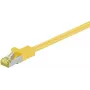 DSIT Cat.7 S/FTP PiMF RJ45 tinklo laidas, 10 m, geltonas, 10Gbps, 600MHz, LSZH