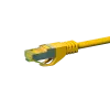 DSIT Cat.7 S/FTP PiMF RJ45 tinklo laidas, 10 m, geltonas, 10Gbps, 600MHz, LSZH