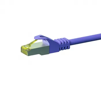 DSIT DC-78-150 Cat.7 S/FTP PiMF RJ45 tinklo kabelis, violetinis, 15m