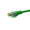 DSIT Cat.7 S/FTP PiMF tinklo kabelis RJ45, žalias, 30 m (DC-73-300)