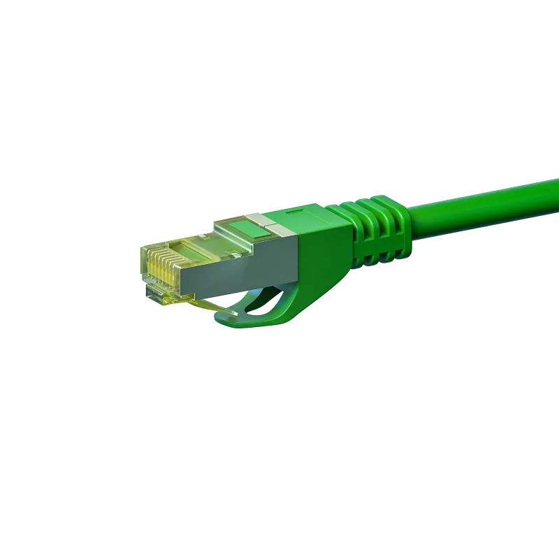 DSIT Cat.7 S/FTP PiMF tinklo kabelis RJ45, žalias, 30 m (DC-73-300)