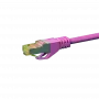 DSIT Cat.7 S/FTP PiMF tinklo kabelis, RJ45, rožinis, 30 m
