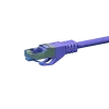 DSIT CAT 6a tinklo laidas LSOH - S/FTP - 0,25 m - violetinis (DC-6A8-002)
