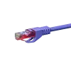 DSIT CAT6 Ethernet Patch Cable U/UTP 0,5 m violetinė, 100% varis