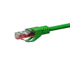 DSIT CAT6 U/UTP 1,5 m pataisos kabelis, žalias, 100% varis, RJ45, 10 Gbps, 250 MHz, PVC apvalkalas