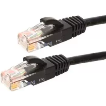 DSIT CAT6 tinklo kabelis U/UTP 15 m juodas 100% varis (DC-60-150)