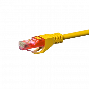 DSIT CAT6 U/UTP tinklo kabelis, 15 m, geltonas, 100% varis (DC-67-150)