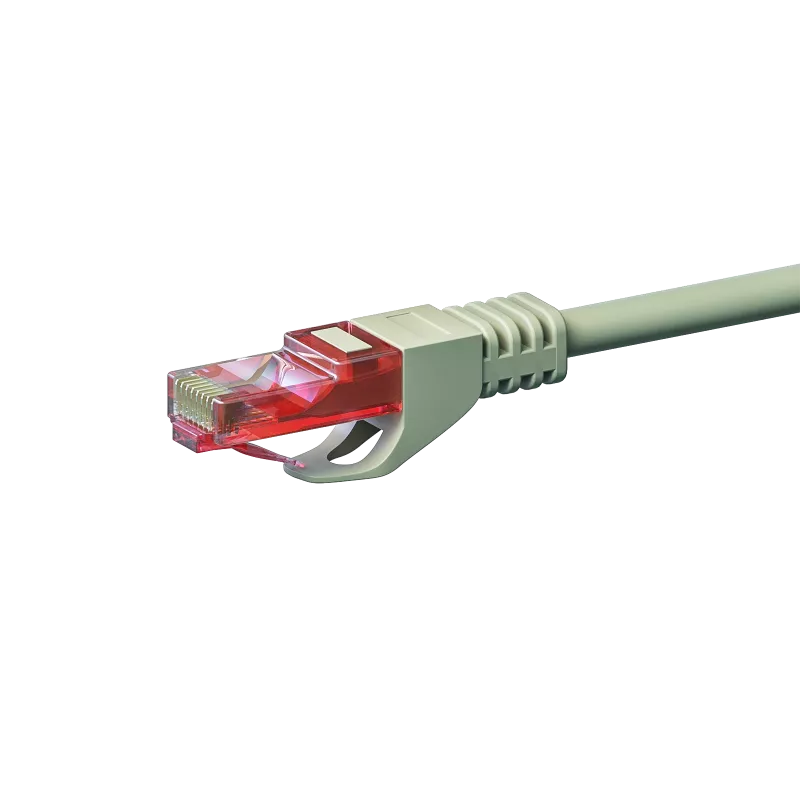 DSIT CAT6 tinklo kabelis U/UTP 50m pilkas 100% varis (DC-61-500)