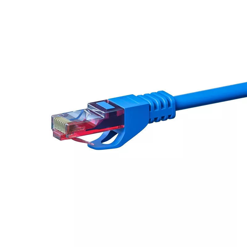 DSIT CAT6 U/UTP tinklo instaliacinis kabelis, 50m, mėlynas, 100% varis, vientisas, 23 AWG, 250MHz, Eca