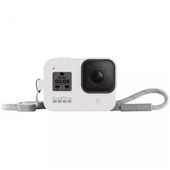 Dėklas + dirželis GoPro HERO8 Black kamerai, White Hot (AJSST-002)