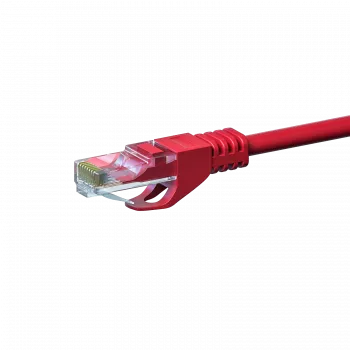 DSIT CAT 6 U/UTP 1 m raudonas laidų rinkinys, CCA, RJ45, Gigabit Ethernet