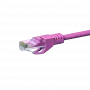 DSIT CAT 6 U/UTP tinklo laidų jungtis, 1 m, rožinė, CCA, RJ45, Gigabit Ethernet
