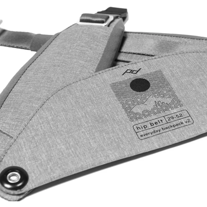 Peak Design Everyday Hip Belt v2 juosmens diržas, 29-52 in, Ash (BEDHB-52-AS-2)