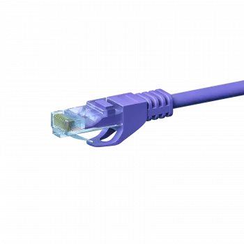 DSIT CAT5e tinklo jungiamasis laidas, U/UTP, 3 m, violetinis, 100% varis (DC-58-030)
