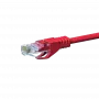 DSIT CAT 5e U/UTP tinklo kabelis, 3 m, raudonas, CCA, RJ45