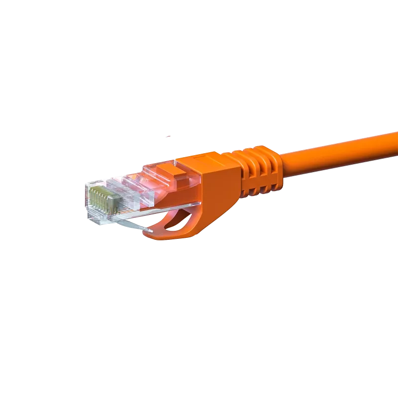 DSIT CAT 5e U/UTP tinklo kabelis 20 m oranžinis CCA (DC-C56-200)