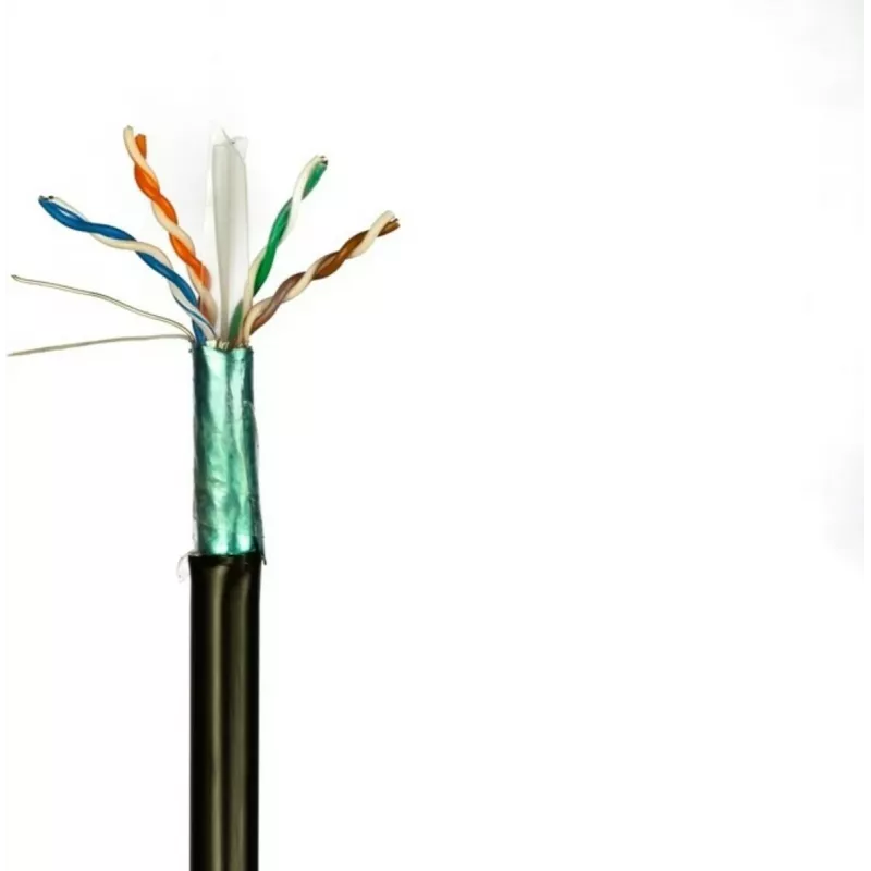 DSIT DANICOM CAT6 FTP 100 m lauko solidus laidininkas PE kabelis (Fca) - DC-OUT-FTP6-100S-FCA